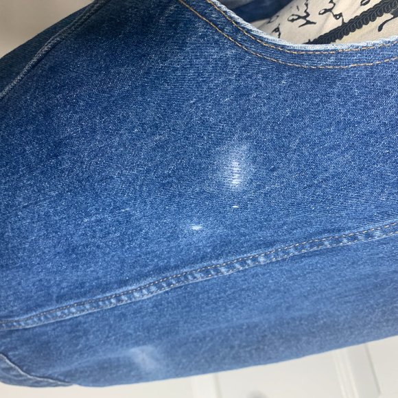 Shepler's Western Wear Denim Jacket Vest Large - Picture 7 of 9